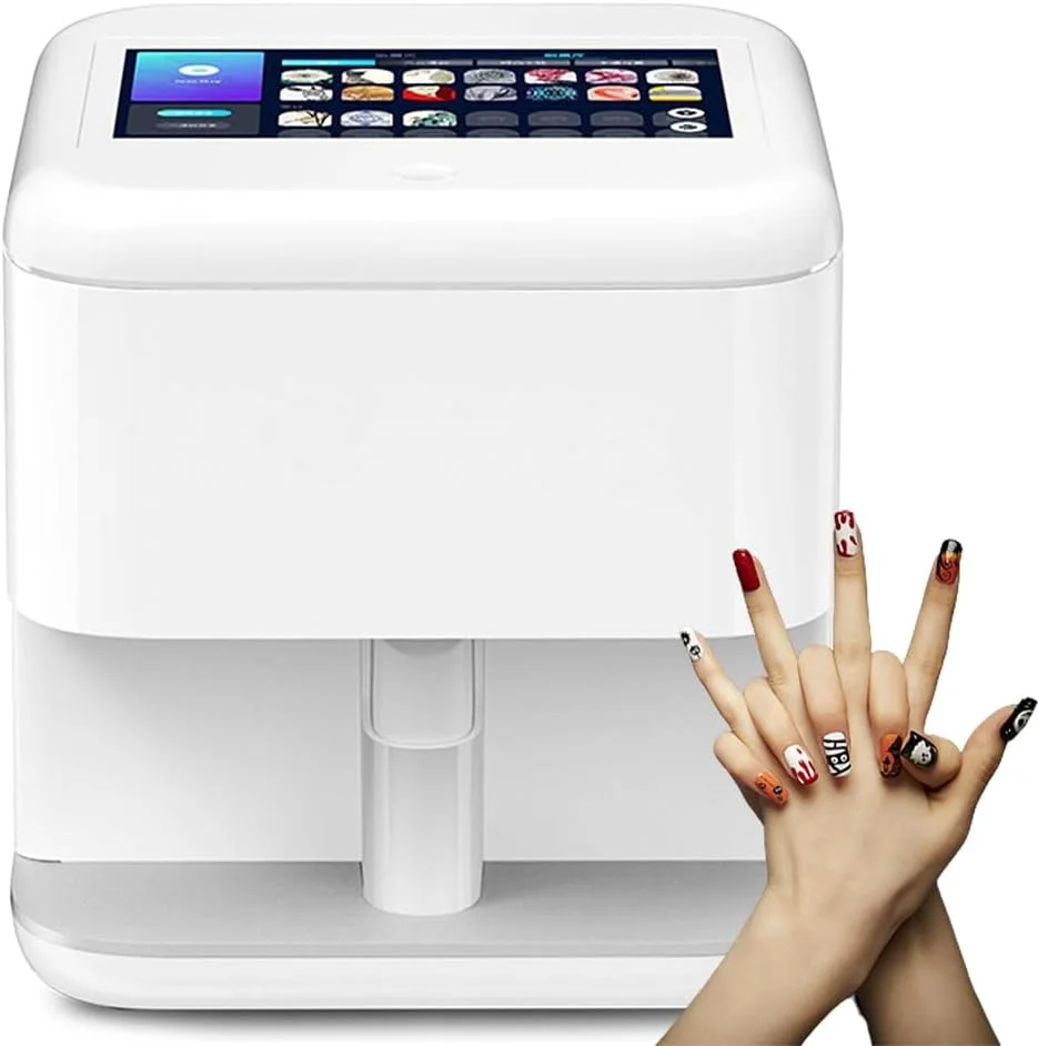 دستگاه چاپ ناخن قابل حمل، چاپگر هوشمند سه بعدی طراحی ناخن، پشتیبانی از Wi-Fi، دستگاه نقاشی ناخن با طرح سفارشی DIY، با تشخیص هوش مصنوعی، صفحه نمایش HD 7 اینچی، برای علاقه مندان به DIY ناخن دستگاه چاپ ناخن قابل حمل، چاپگر هوشمند سه بعدی طراحی ناخن، پشتیبانی از Wi-Fi، دستگاه نقاشی ناخن با طرح سفارشی DIY، با تشخیص هوش مصنوعی، صفحه نمایش HD 7 اینچی، برای علاقه مندان به DIY ناخن