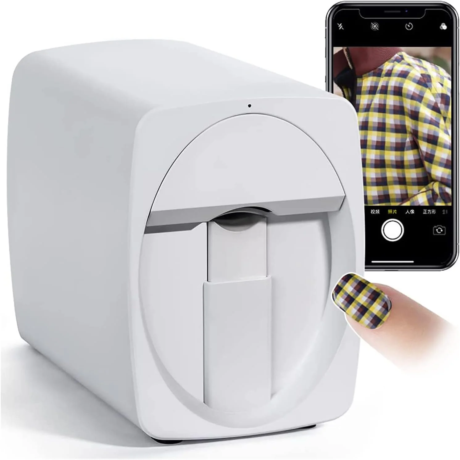 دستگاه چاپ ناخن سه بعدی هوشمند اتوماتیک، دستگاه چاپگر چند منظوره قابل حمل طرح ناخن، پشتیبانی از WiFi/DIY/USB، رنگ آمیزی دقیق با یک کلیک، سفید دستگاه چاپ ناخن سه بعدی هوشمند اتوماتیک، دستگاه چاپگر چند منظوره قابل حمل طرح ناخن، پشتیبانی از WiFi/DIY/USB، رنگ آمیزی دقیق با یک کلیک، سفید