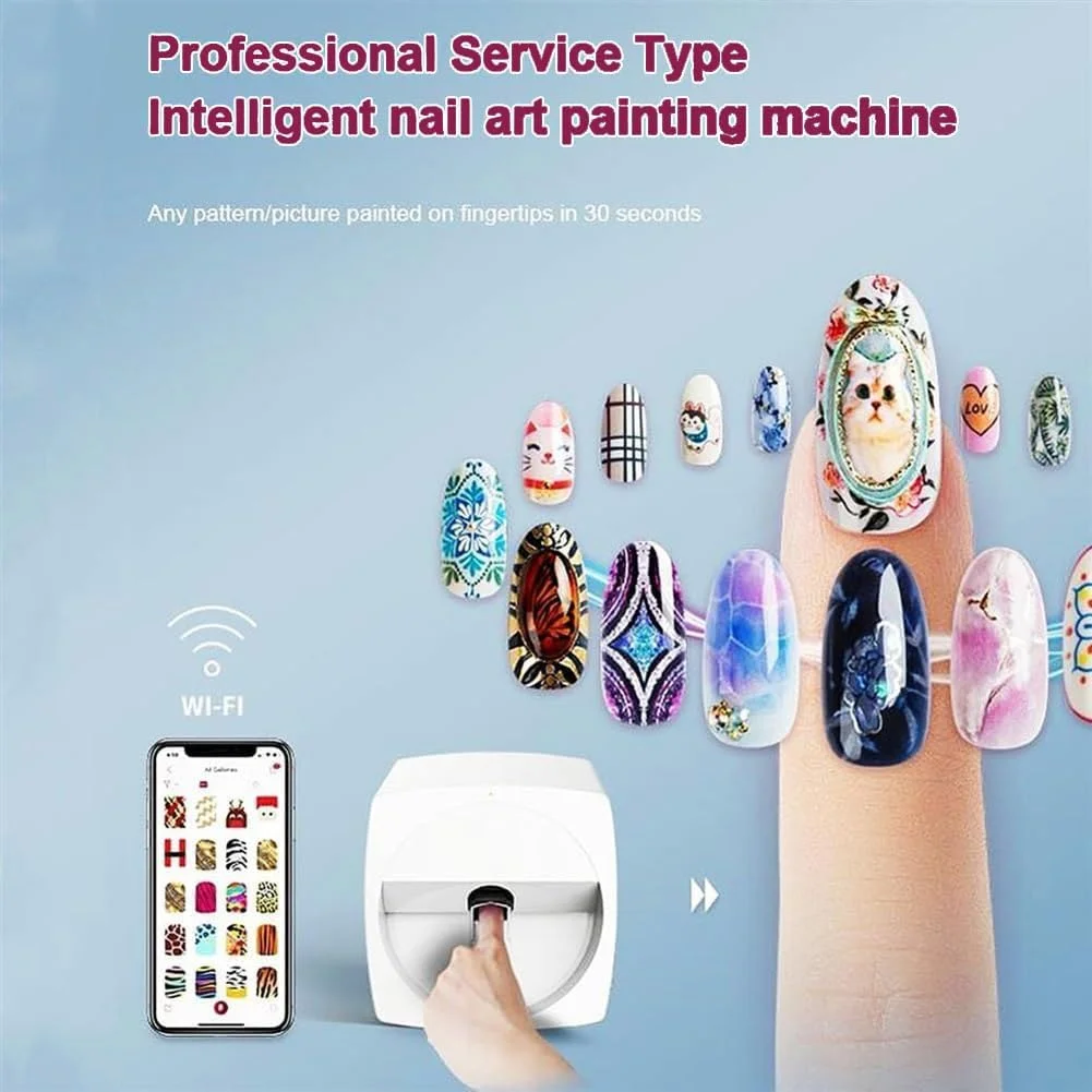 دستگاه چاپگر سه بعدی طرح ناخن، دستگاه چاپگر طرح سفارشی ناخن، چاپگر هوشمند اتوماتیک ناخن، هوش مصنوعی اتوماتیک، تجهیزات چند منظوره قابل حمل طراحی ناخن دستگاه چاپگر سه بعدی طرح ناخن، دستگاه چاپگر طرح سفارشی ناخن، چاپگر هوشمند اتوماتیک ناخن، هوش مصنوعی اتوماتیک، تجهیزات چند منظوره قابل حمل طراحی ناخن