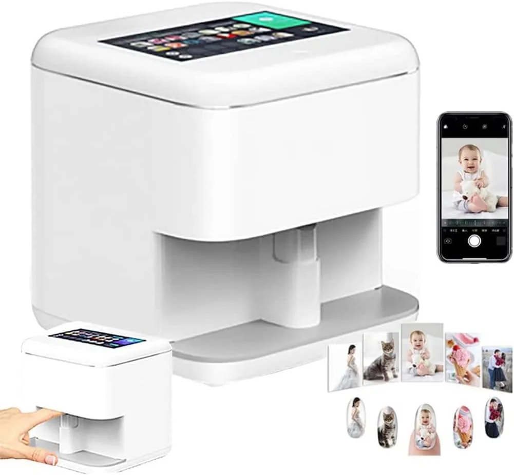 دستگاه چاپ ناخن FURLOU، دستگاه چاپ هوشمند و اتوماتیک سه بعدی ناخن، دستگاه قابل حمل موبایل برای طراحی ناخن، تشخیص هوشمند هوش مصنوعی سطح ناخن، با صفحه لمسی، برای استودیو ناخن/علاقه مندان به ناخن دستگاه چاپ ناخن FURLOU، دستگاه چاپ هوشمند و اتوماتیک سه بعدی ناخن، دستگاه قابل حمل موبایل برای طراحی ناخن، تشخیص هوشمند هوش مصنوعی سطح ناخن، با صفحه لمسی، برای استودیو ناخن/علاقه مندان به ناخن