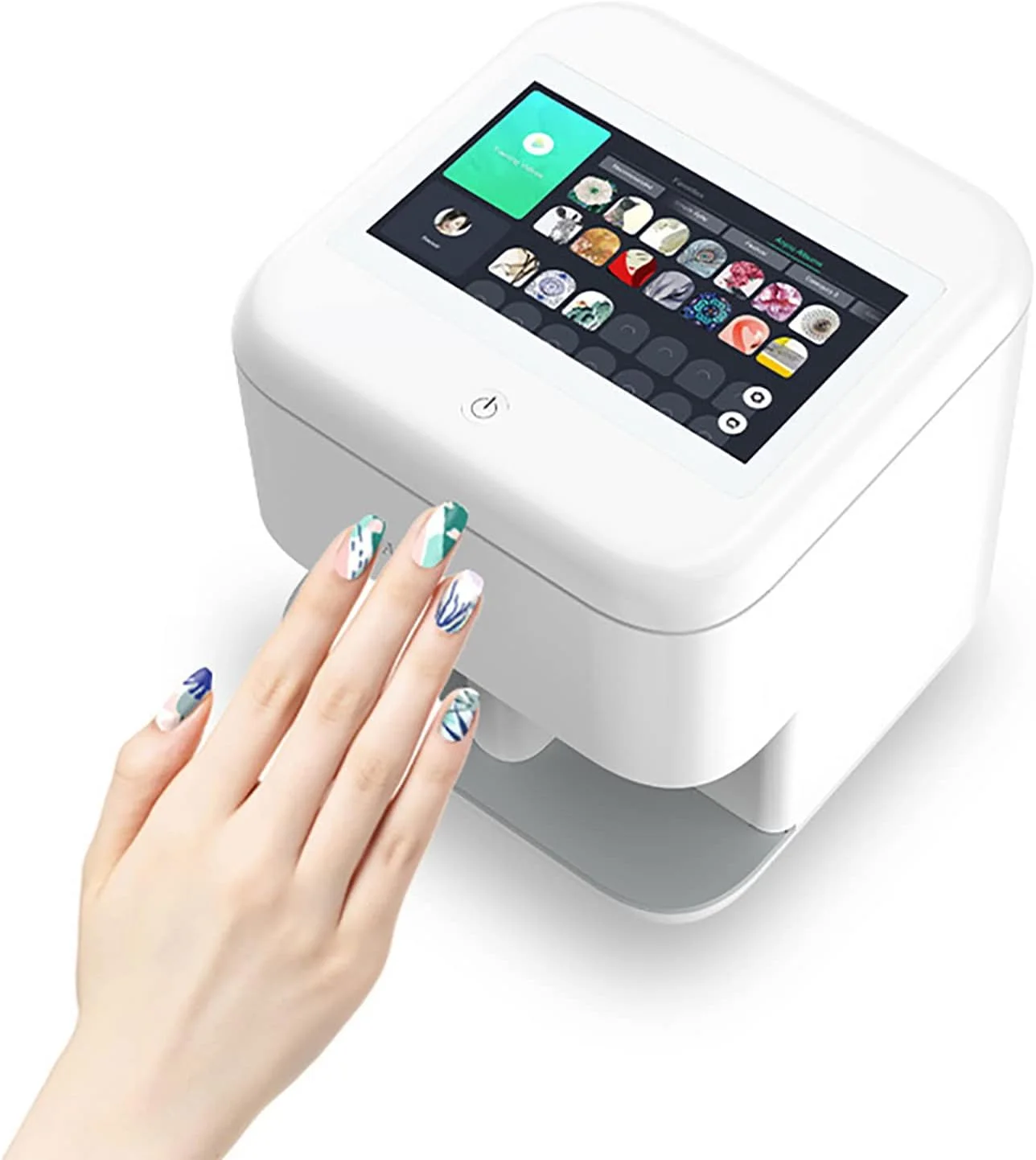 دستگاه چاپ ناخن سه بعدی هوشمند اتوماتیک، دستگاه چاپ قابل حمل ناخن سه بعدی، دستگاه چاپ چند منظوره قابل حمل هنر ناخن، دستگاه چاپگر دیجیتال حرفه ای هنر ناخن
