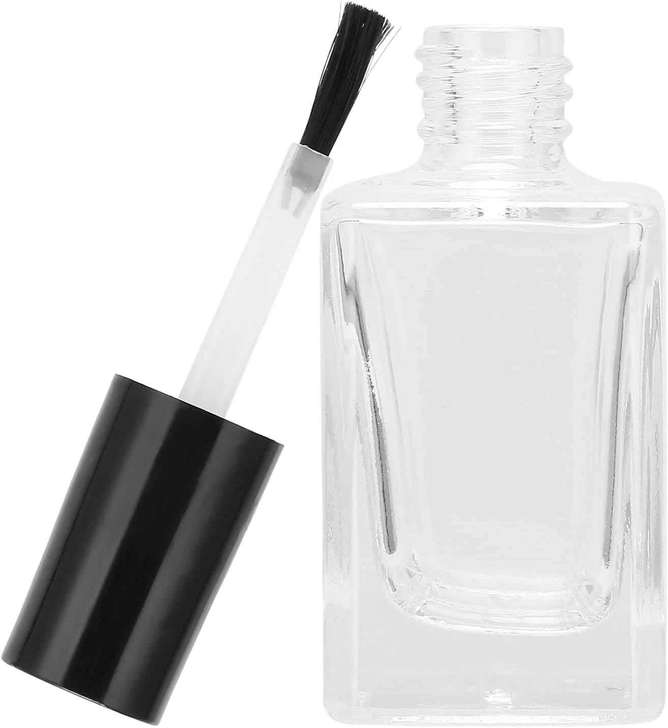 ظرف شیشه ای شفاف خالی لاک ناخن - طرح روزنامه ای برای نگهداری محصولات ناخن، ظرفیت ایده آل 10 میلی لیتر برای مسافرت ظرف شیشه ای شفاف خالی لاک ناخن - طرح روزنامه ای برای نگهداری محصولات ناخن، ظرفیت ایده آل 10 میلی لیتر برای مسافرت