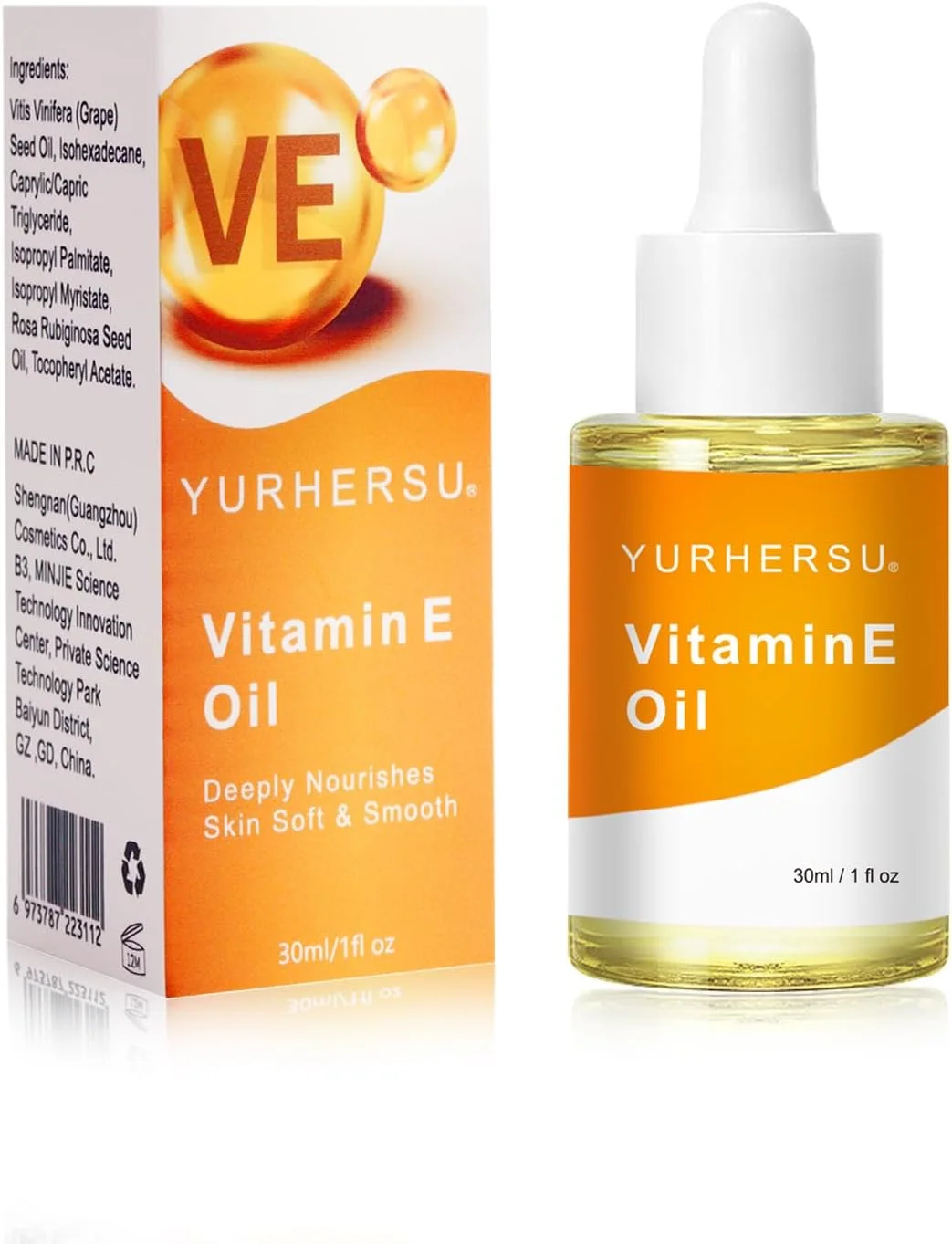 روغن ویتامین ای ارگانیک برای پوست، مو، ناخن و صورت، مرطوب کننده طبیعی که بافت را بهبود می بخشد، خاصیت ارتجاعی را افزایش می دهد و علائم کدری و پیری را کاهش می دهد، ایده آل برای استفاده روزانه