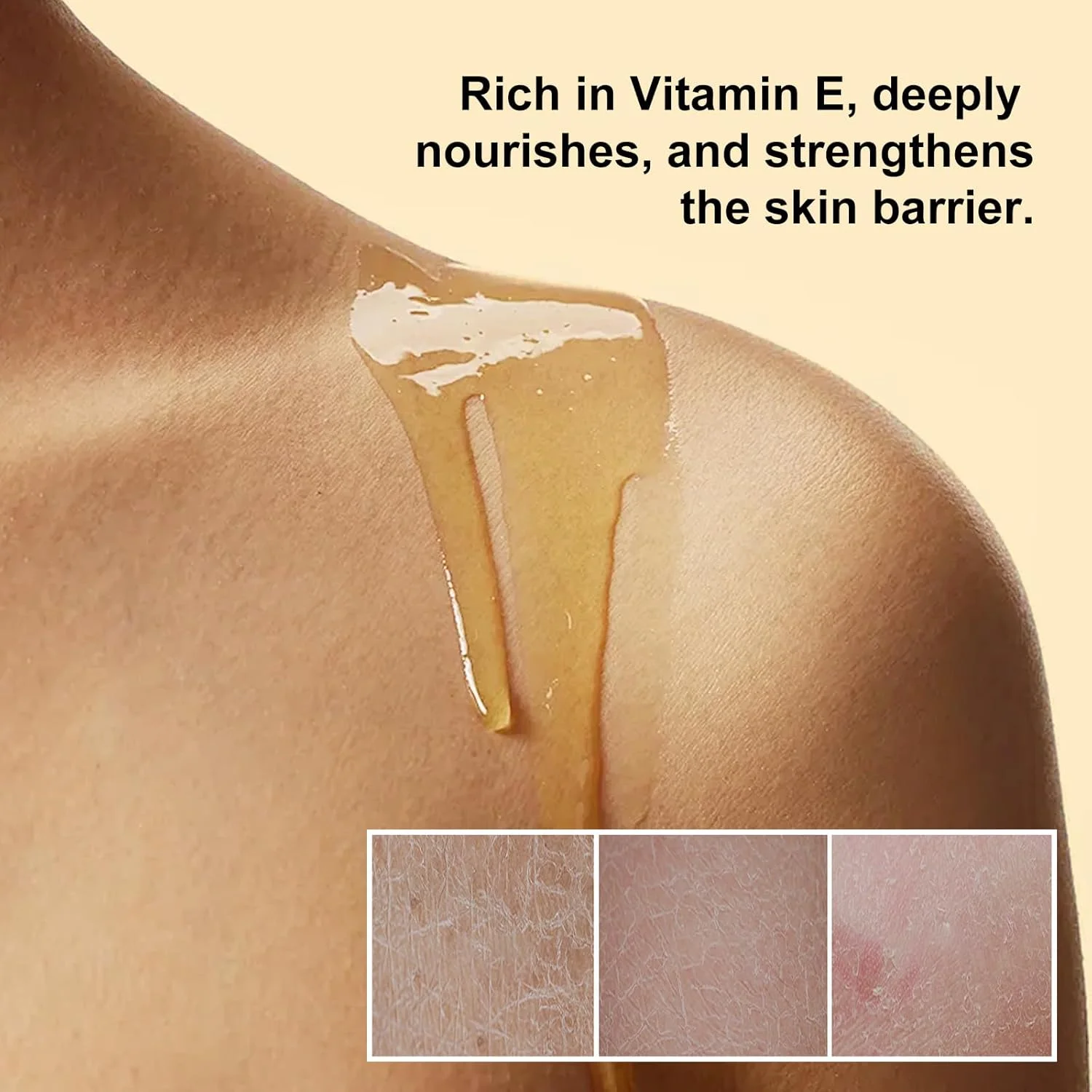 روغن ویتامین ای ارگانیک برای پوست، مو، ناخن و صورت، مرطوب کننده طبیعی که بافت را بهبود می بخشد، خاصیت ارتجاعی را افزایش می دهد و علائم کدری و پیری را کاهش می دهد، ایده آل برای استفاده روزانه