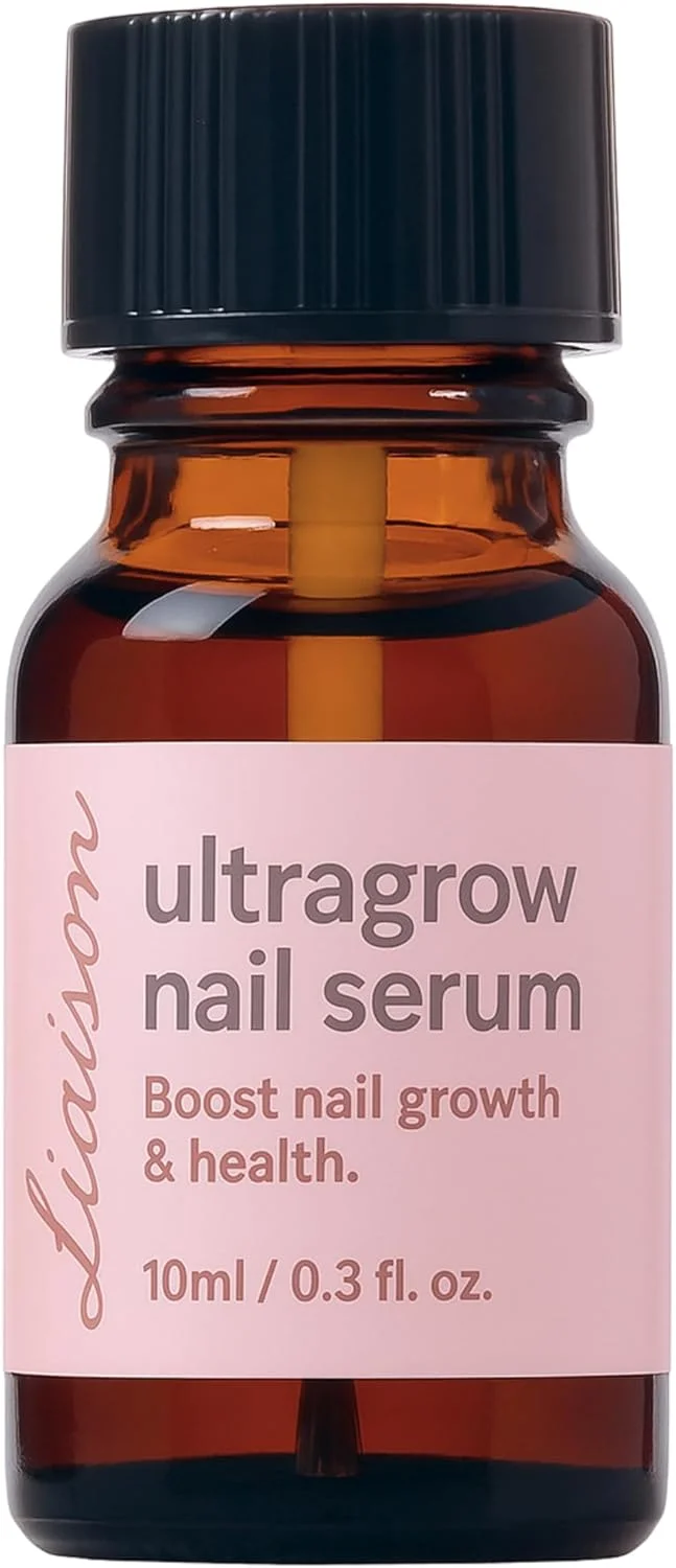 سرم ناخن UltraGrow Liaison برای رشد و استحکام با کمپلکس کراتین، روغن زیتون و ویتامین E | تست شده توسط متخصص پوست برای حمایت از ناخن های ضعیف، شکننده و ترک خورده