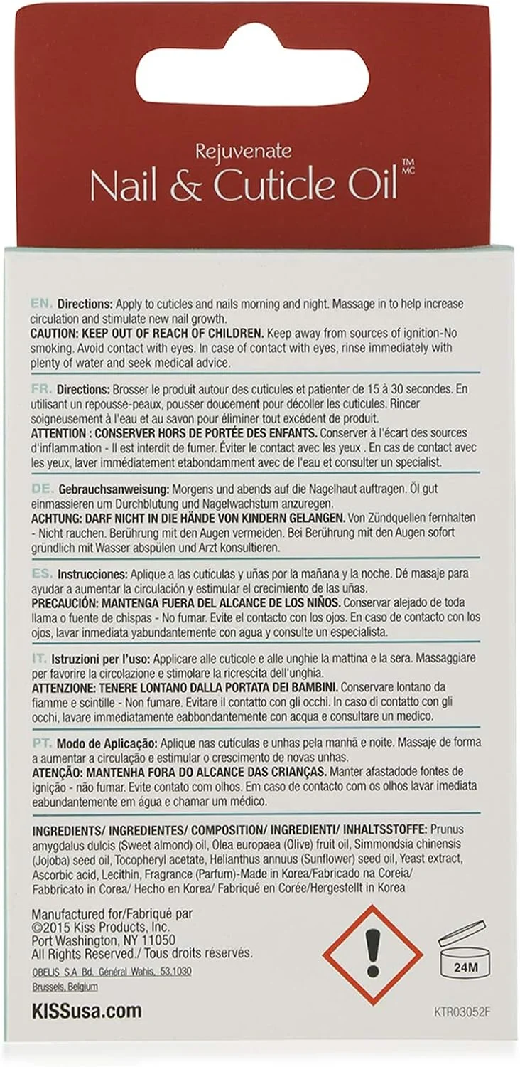 روغن کوتیکول و ناخن کیس KTR03، 15 میلی لیتر