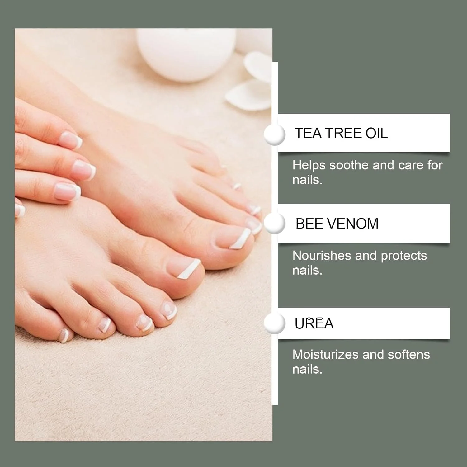 سرم ترمیم ناخن، محلول ترمیم ناخن، درمان ناخن با عصاره زنبور عسل و روغن درخت چای برای ناخن های انگشت (30ml*2) سرم ترمیم ناخن، محلول ترمیم ناخن، درمان ناخن با عصاره زنبور عسل و روغن درخت چای برای ناخن های انگشت (30ml*2)