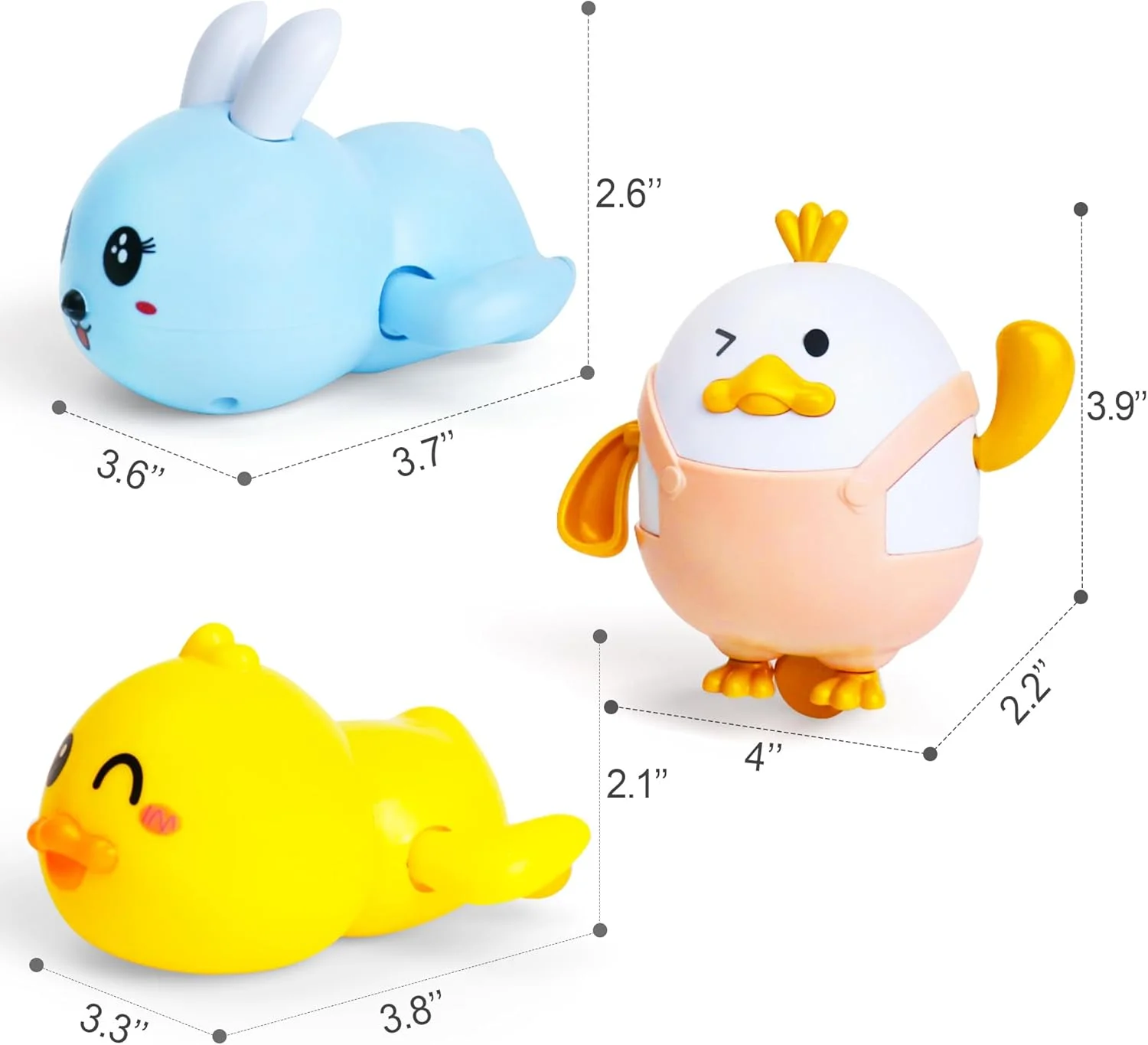 هدیه سبد عید پاک کودک - اسباب بازی های بادی حمام - مجموعه 3 عددی - پرکننده تخم مرغ عید پاک - اسباب بازی های شناور استخر - اسباب بازی های آبی وان حمام برای نوزادان دختر و پسر 1 2 3 ساله