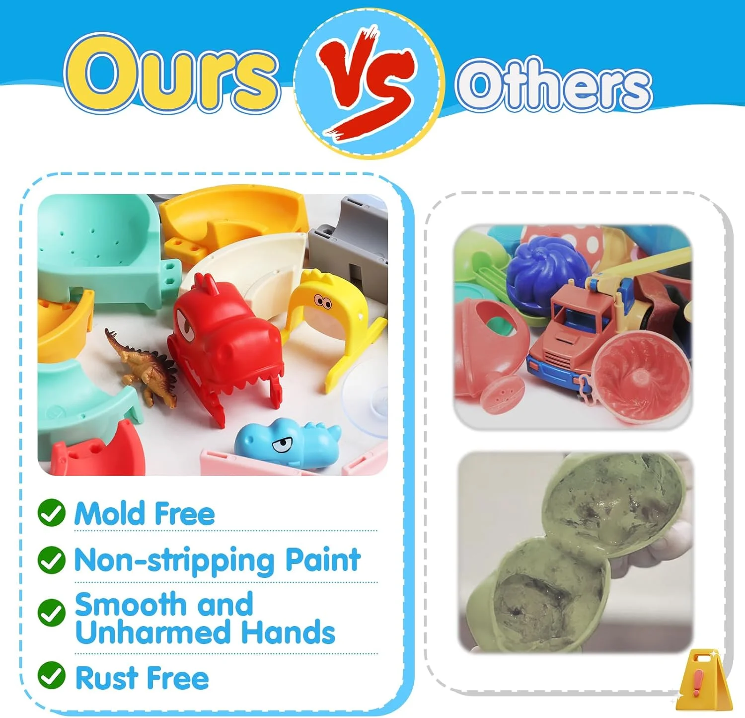 اسباب بازی حمام برای کودکان 4 تا 8 سال، اسباب بازی های دوش حمام سرسره آبی DIY بدون قالب، اسباب بازی های حمام کودکان نوپا با 6 مینی اسباب بازی دایناسور، مجموعه ساخت مسیر دیواری، کیت سرگرم کننده DIY هدیه تولد برای پسران و دختران 1 2 3 4 5