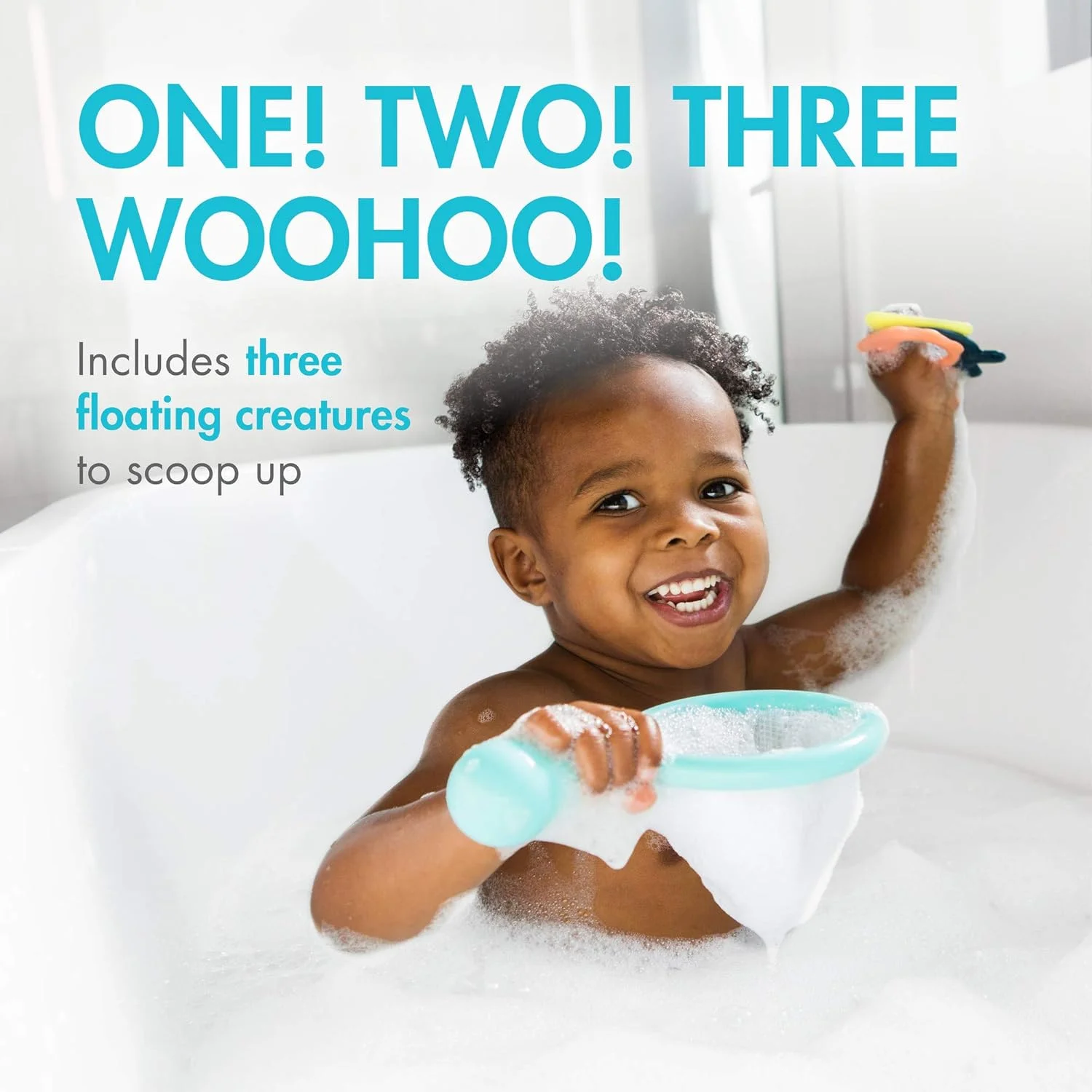 اسباب بازی حسی وان حمام کودک Boon WATER BUGS، مناسب کودکان 9 ماهه و بالاتر، نعنایی، ست 4 تکه