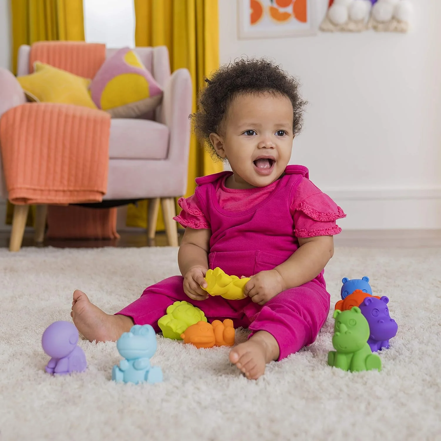 ست نه عددی حیوانات استوایی Bright Starts، همراهان همیشگی