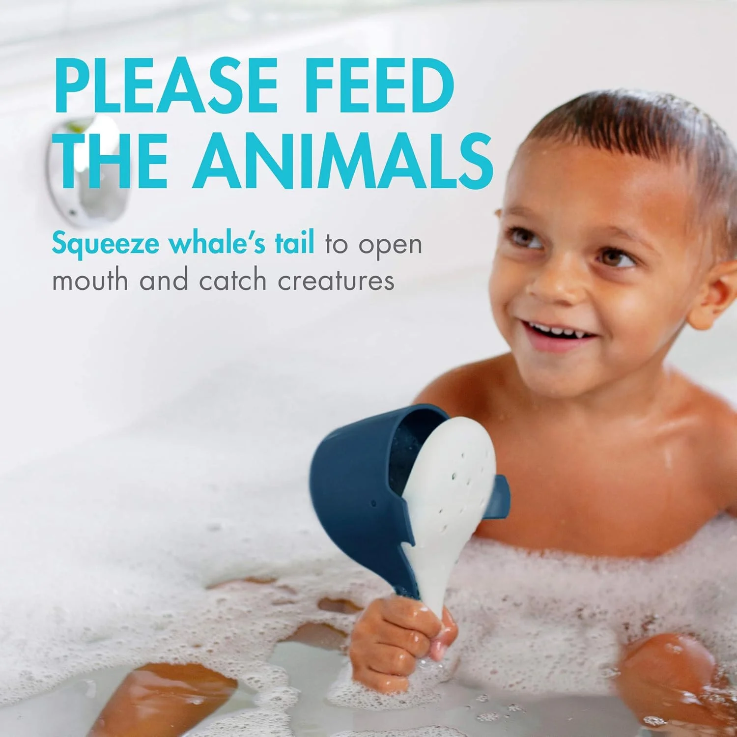 اسباب بازی حمام وال Boon Chomp - اسباب بازی های حمام تعاملی کودک برای سرگرمی حسی - اسباب بازی های حسی کودک نوپا برای زمان حمام - هدیه کودک - مناسب برای کودکان 12 ماهه و بالاتر