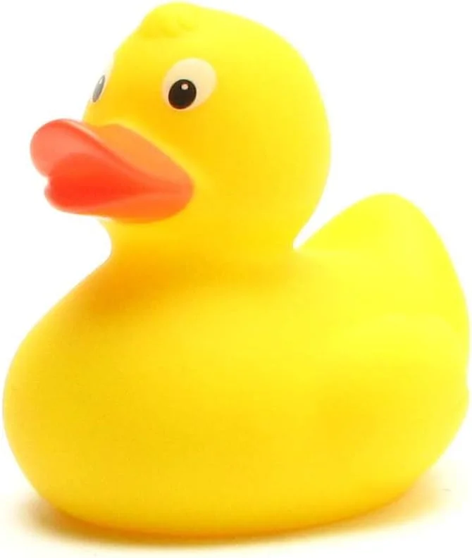 اردک حمام مدل تمشک زرد - یک اردک پلاستیکی کلاسیک - اردک پلاستیکی - طول: 8.5 سانتی متر - هدیه برای کودکان - هدیه برای کلکسیونرها