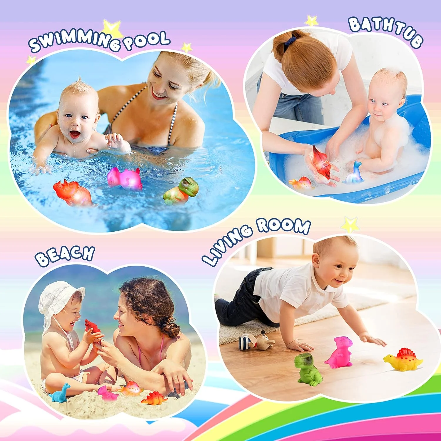 اسباب بازی حمام، اسباب بازی کودک 6-12 ماهه، اسباب بازی کودک 1-3 ساله، اسباب بازی کودک 1-4 ساله، هدیه اسباب بازی دایناسور پسرانه، اسباب بازی آبی دخترانه