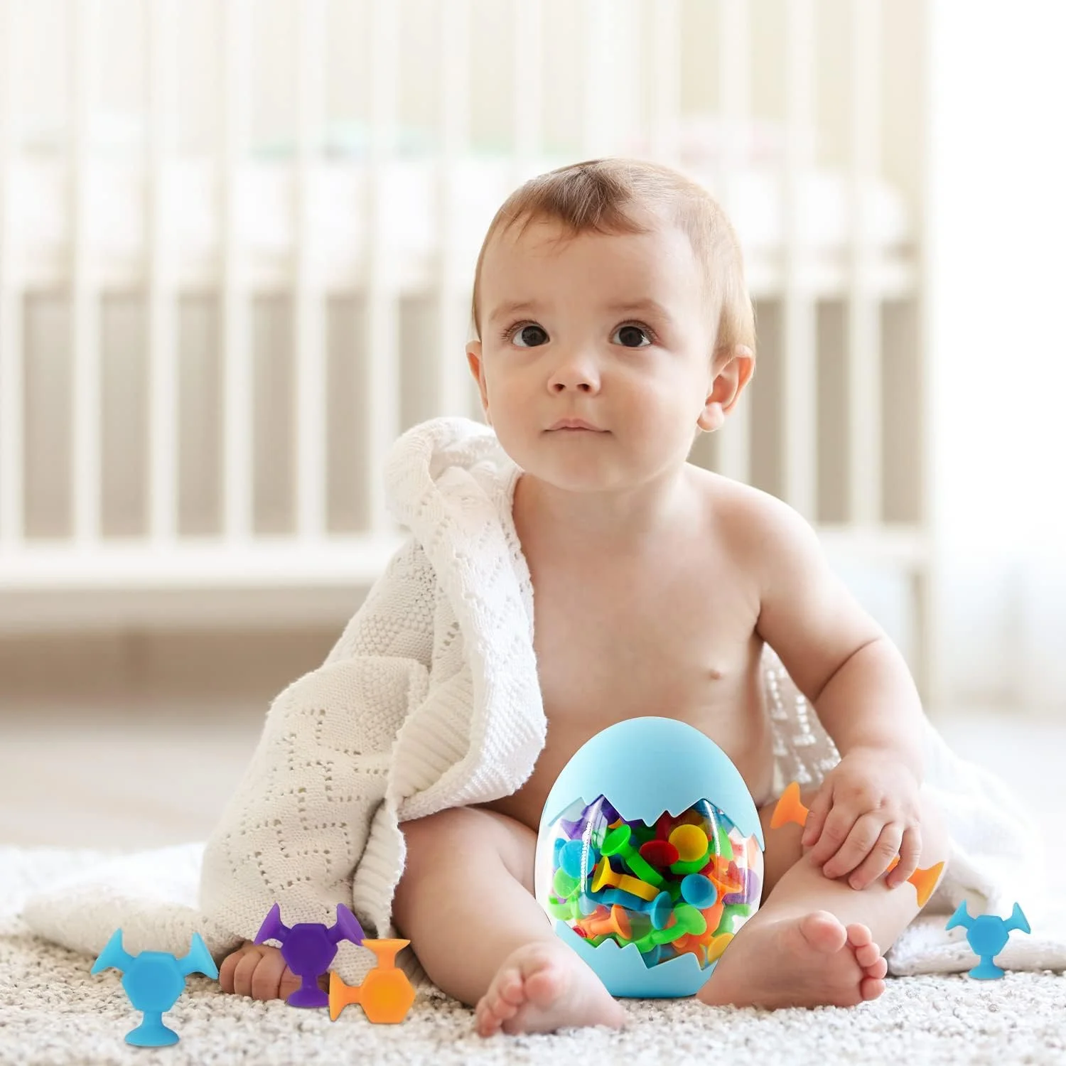 بسته 48 عددی اسباب بازی چسبانکی آدمک بامزه، اسباب بازی مونته سوری مناسب کودکان 3 سال به بالا، اسباب بازی حمام، اسباب بازی مسافرتی، اسباب بازی حسی برای کودکان طیف اوتیسم، اسباب بازی بلوک ساختنی سیلیکونی برای پسران و دختران 3، 4، 5، 6، 7 و 8 ساله