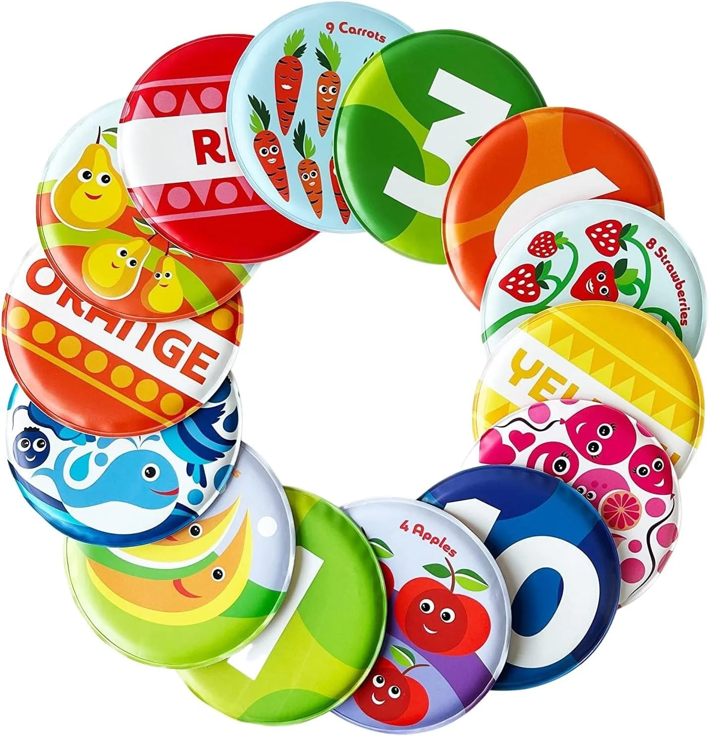 فلش کارت های شناور کودک برای حمام. آموزش اعداد، شمارش و رنگ ها. اسباب بازی های آموزشی حمام برای نوزادان و کودکان نوپا 6 ماهه تا 4 ساله. (مجموعه 21 عددی)