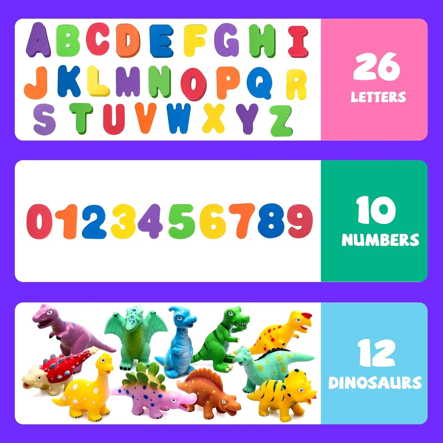 اسباب بازی های حمام دایناسور Hely Cancy برای کودکان نوپا، بدون سوراخ، اسباب بازی های استخر آب دوش وان کودک