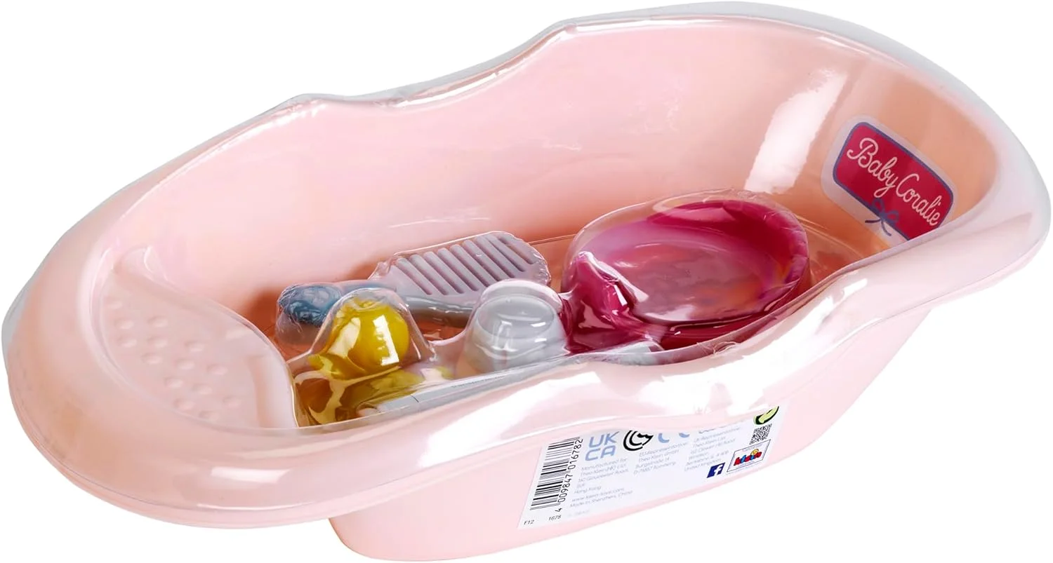 وان حمام کودک کورالی تئو 1678 به همراه لوازم جانبی حمام و مراقبت و یک اردک لاستیکی بامزه | اسباب بازی برای کودکان بالای 3 سال