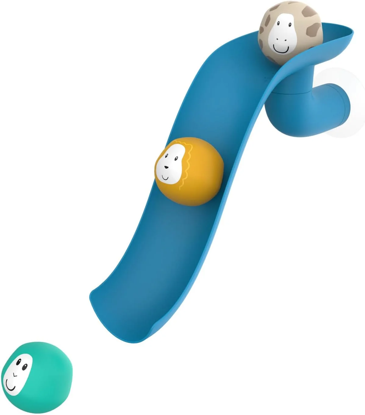 ست سرسره حمام Matchstick Monkey، اسباب بازی های حمام برای کودکان نوپا 1 سال به بالا، اسباب بازی های حمام یادگیری حسی سرگرم کننده و بازیگوش