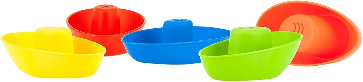 قایق های حمام تودرتوی نابی - بسته 5 عددی