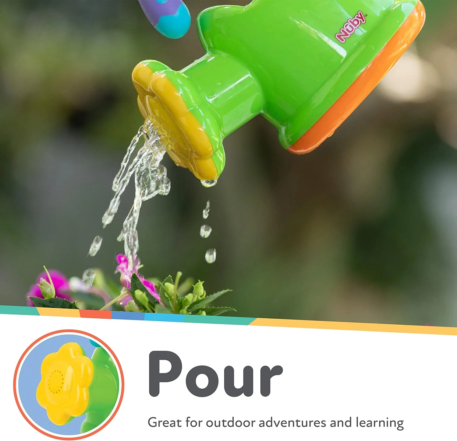 اسباب بازی آبیاری حمام نابی برای کودک - 18+ ماه - وسایل ضروری حمام کودک، سرگرم کننده و تعاملی