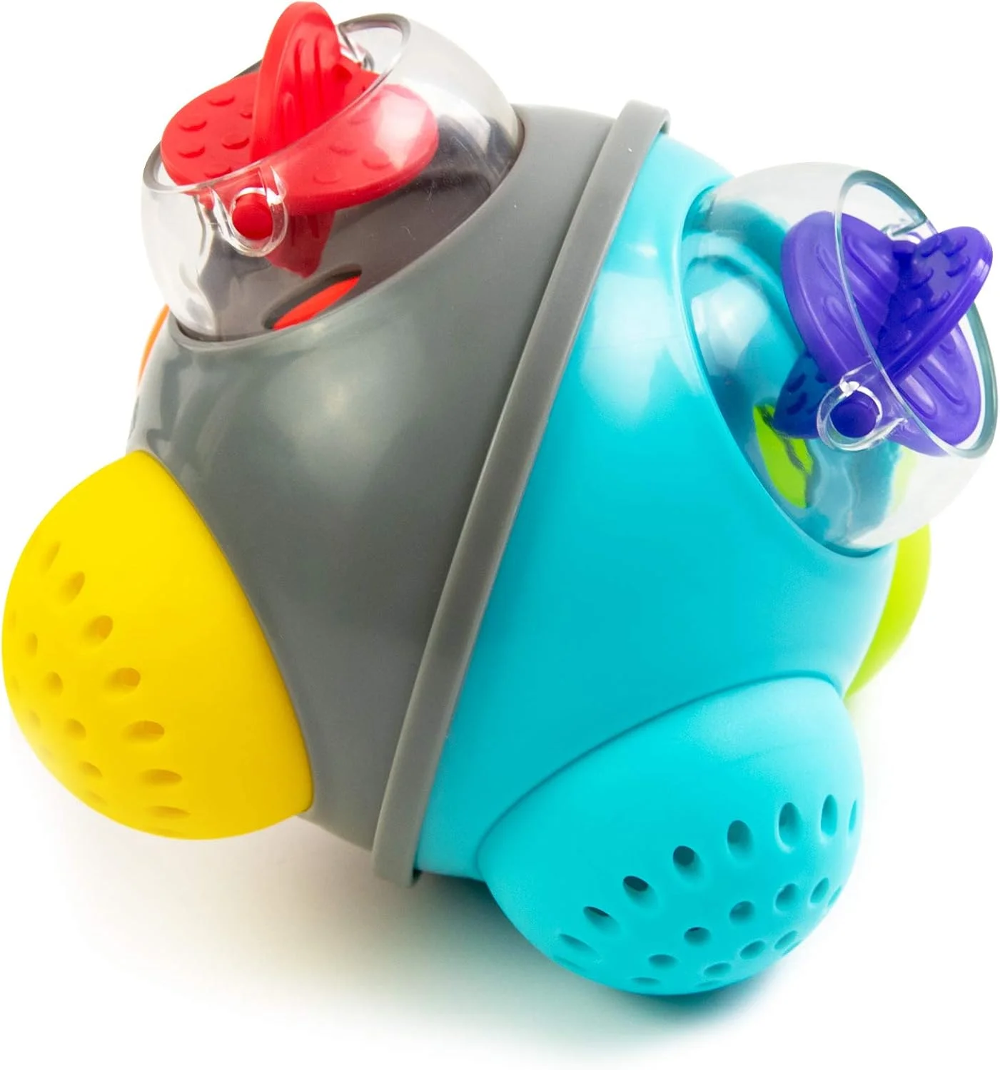 توپ حمام طرح باران با ساقه، مناسب برای 6 ماه به بالا، چند رنگ