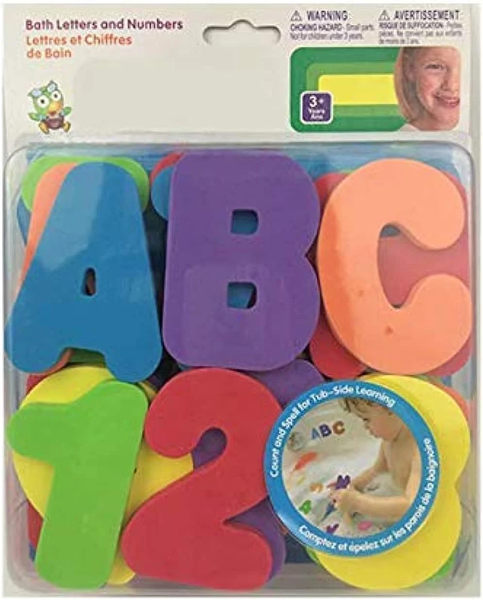 اسباب بازی های حمام 26 حرفی SKEIDO، ابزار آموزشی الفبا برای نوزادان