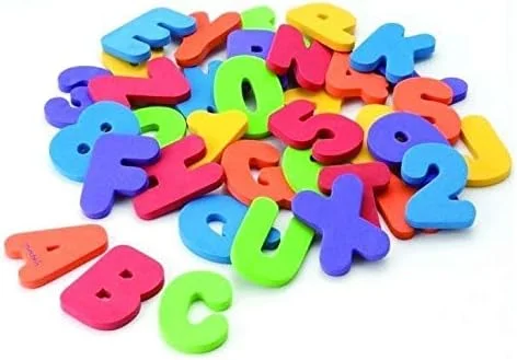 اسباب بازی های حمام 26 حرفی SKEIDO، ابزار آموزشی الفبا برای نوزادان