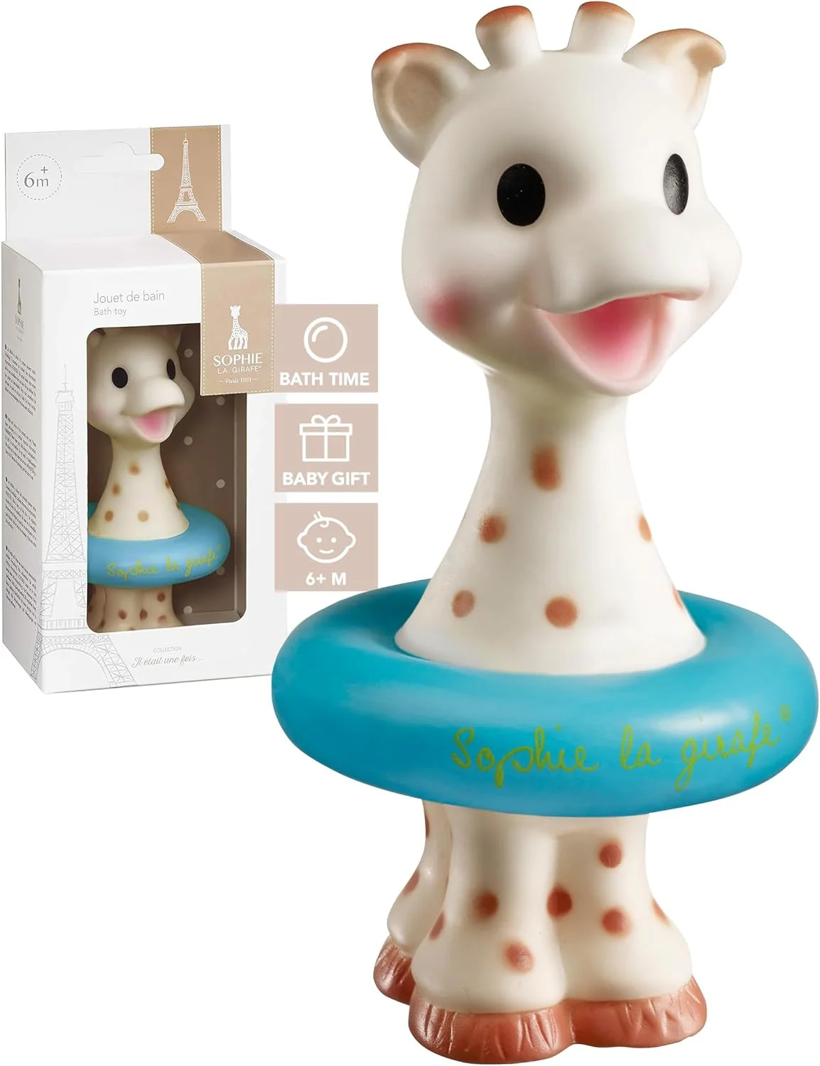 اسباب بازی حمام مدل زرافه سوفی