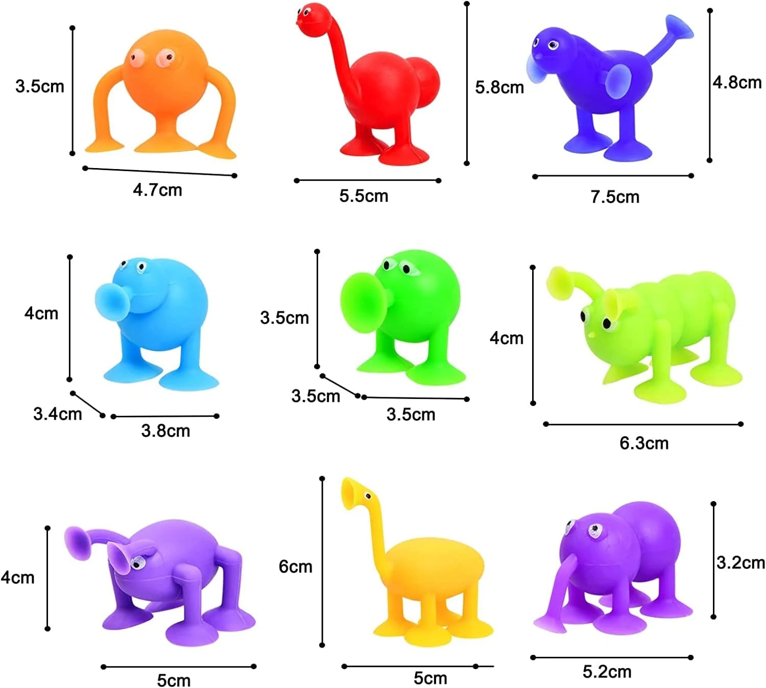 اسباب بازی های مکشی سیلیکونی 12 عددی کودک، اسباب بازی حمام کودک، اسباب بازی حسی، اسباب بازی های مکنده شکل حیوانات، اسباب بازی های کاهش استرس، اسباب بازی مکشی بلوک ساختمانی، اسباب بازی های مکنده سیلیکونی برای کاهش استرس تعاملی خانواده