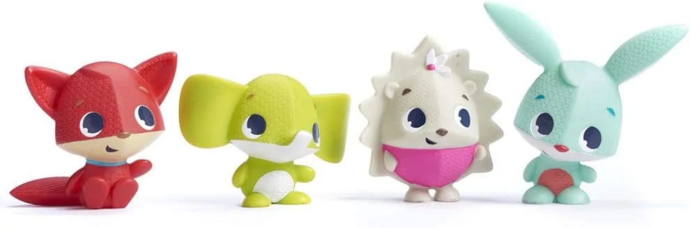 اسباب بازی های شناور حمام Tiny Love، سایز بزرگ، بسته 4 عددی، چند رنگ