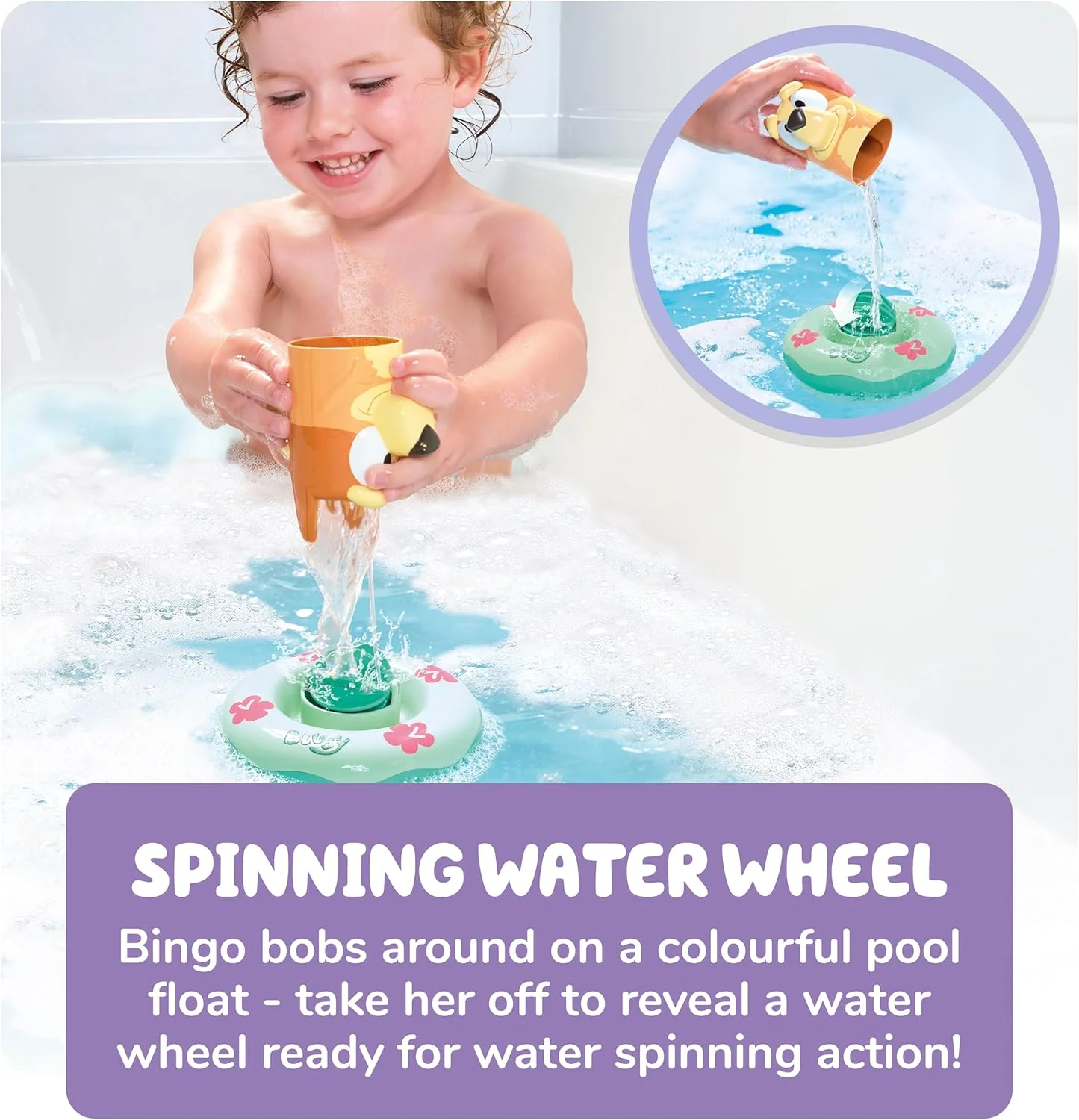 تامی تومیز اسپلش اند فلوت بینگو - اسباب بازی سرگرم کننده و جذاب برای بازی تخیلی، مناسب برای کودکان نوپا و بچه ها، تشویق کننده یادگیری و توسعه