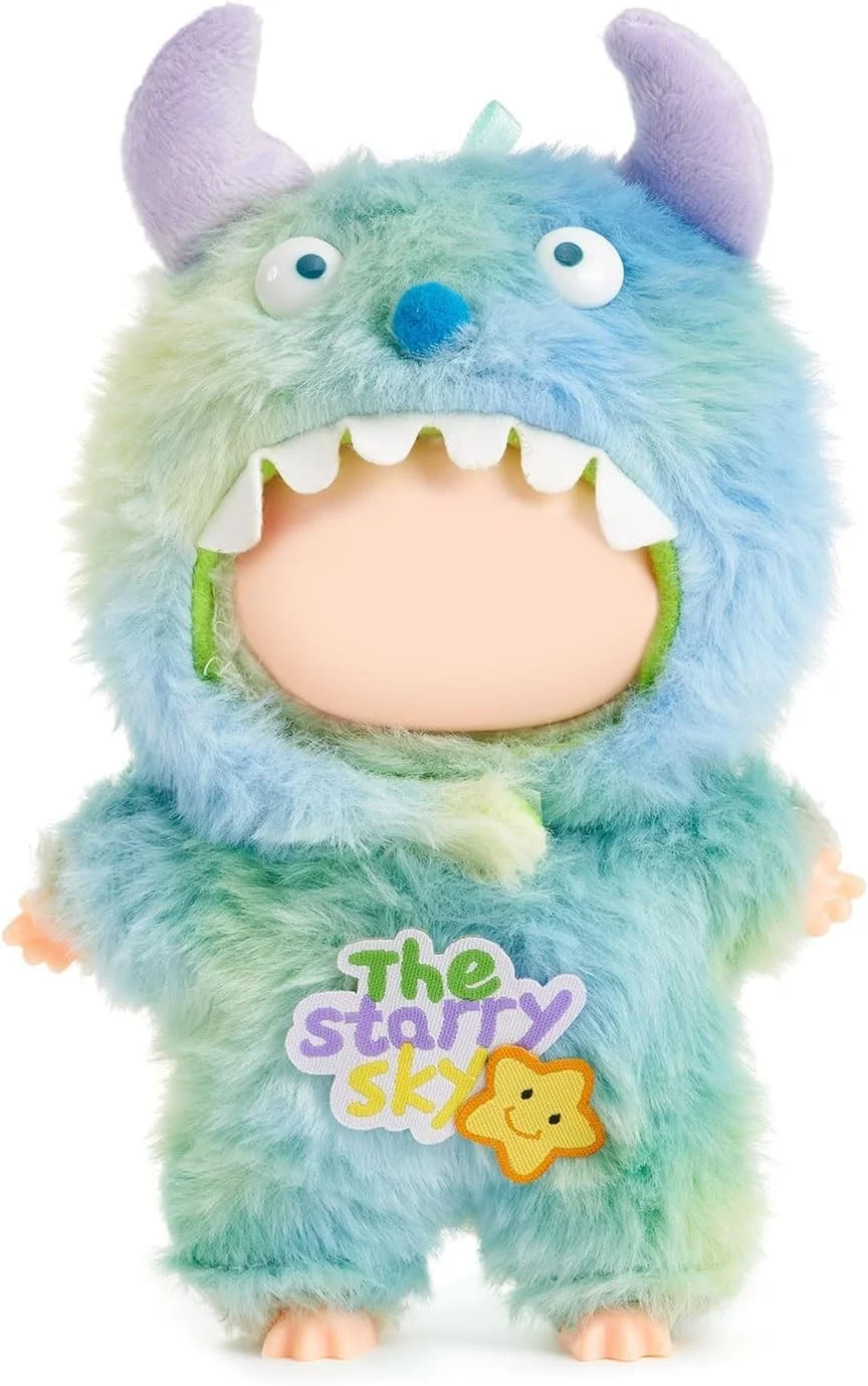 لباس برای عروسک های 15 و 17 سانتی متری، ست لباس برای عروسک های Labubu و Azonee، لوازم جانبی جاکلیدی عروسک، ست لباس عروسک هیولا پولیشی، جامپسوت طرح حیوانات (هیولاها)