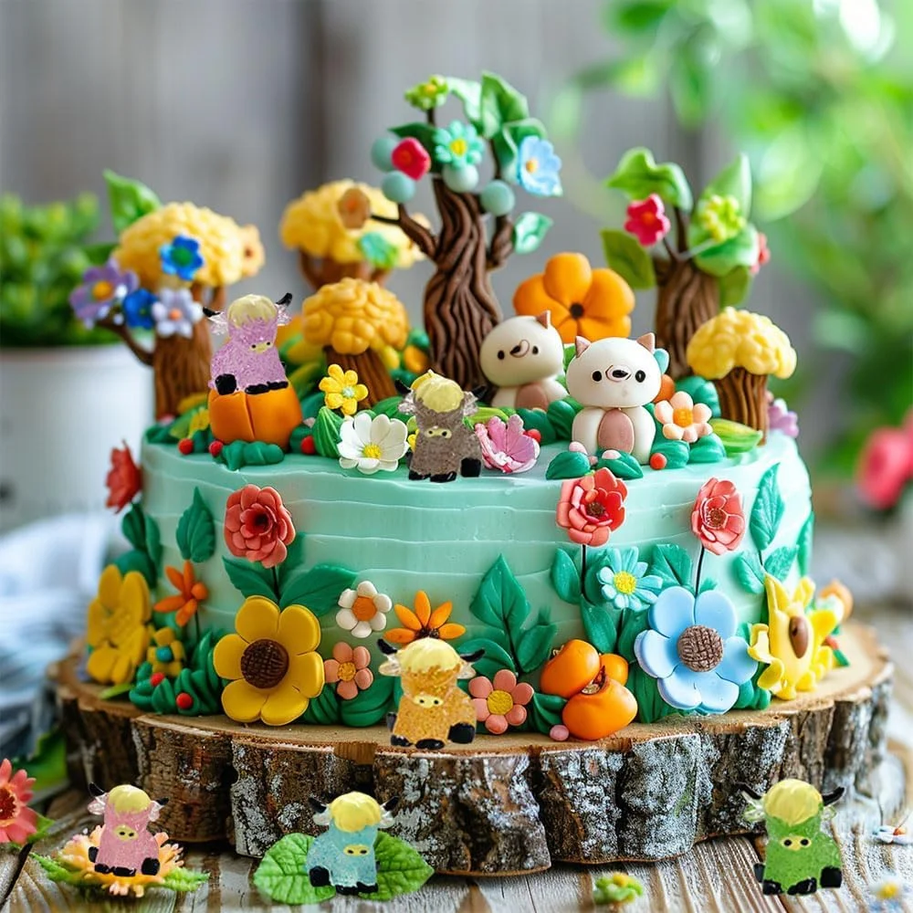 84 عدد مینیاتوری حیوانات رزینی اکلیلی شامل اردک، گاو، لاک پشت، دکوری مینیاتوری درخشان، مجسمه حیوانات، دکور آکواریوم خانه عروسکی برای کاردستی، خانه عروسکی، دکوراسیون منزل