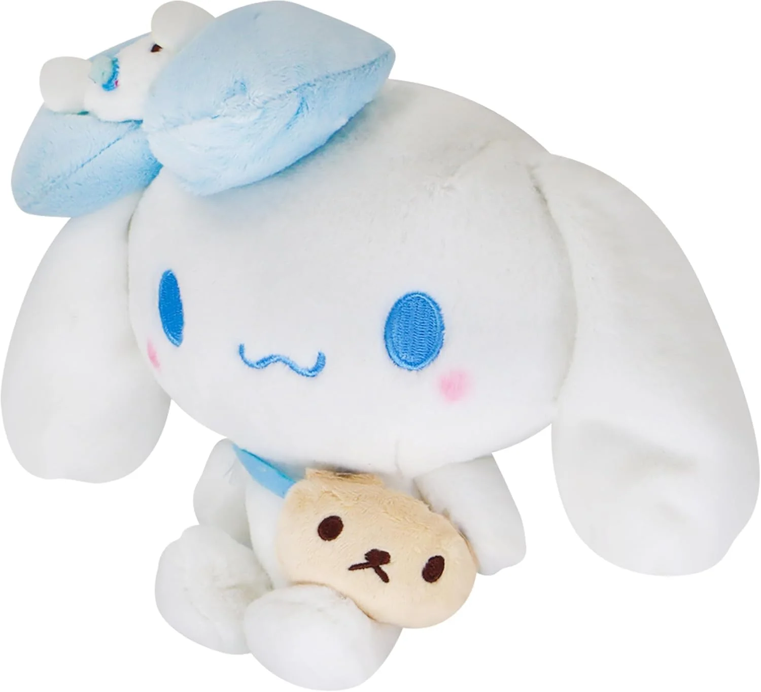 عروسک سگ انیمه ای بامزه، عروسک حیوانات نرم 20 سانتی متری، سری پاپیون، رول دارچینی