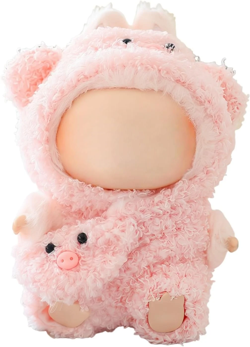 ست لباس عروسک ۱۷ سانتیمتری، ست سرهمی برای عروسک ۶.۷ اینچی، لباس طرح حیوانات فانتزی، لباسهای فانتزی زیبا و لوازم جانبی برای عروسکهای نسل ۱/۲/۳ (خوک) ست لباس عروسک ۱۷ سانتیمتری، ست سرهمی برای عروسک ۶.۷ اینچی، لباس طرح حیوانات فانتزی، لباسهای فانتزی زیبا و لوازم جانبی برای عروسکهای نسل ۱/۲/۳ (خوک)