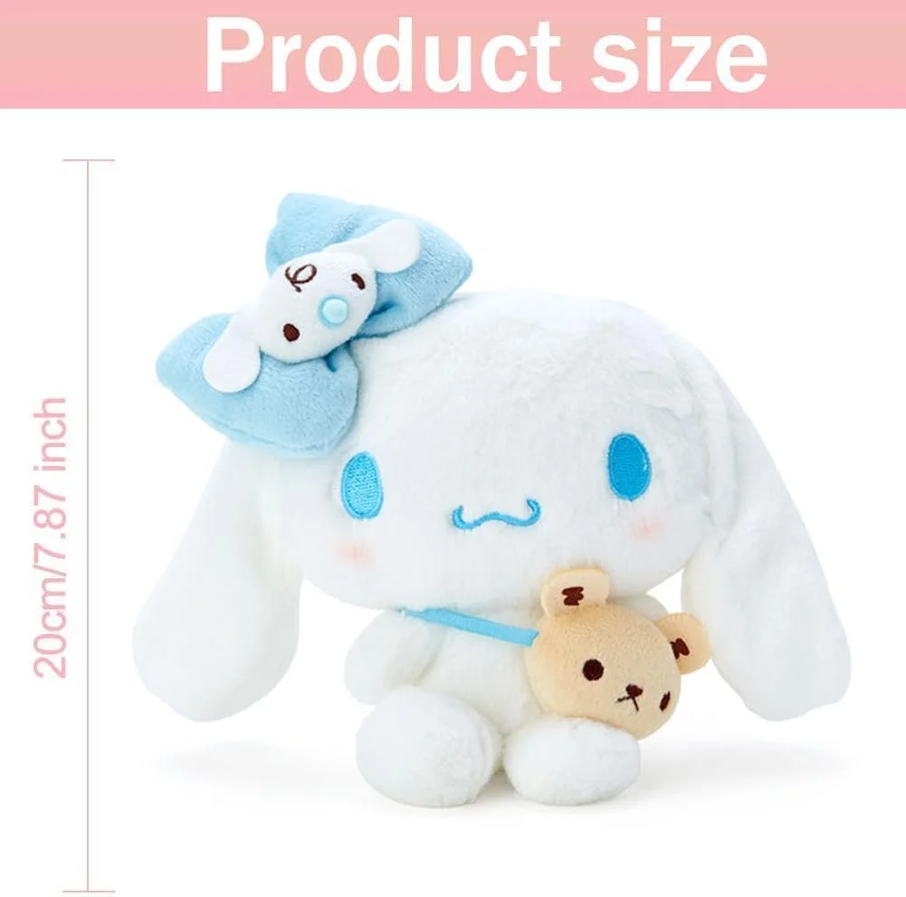 عروسک سگ انیمه ای بامزه، عروسک حیوانات نرم 20 سانتی متری، سری پاپیون برای هدیه تولد (ملودی 01)