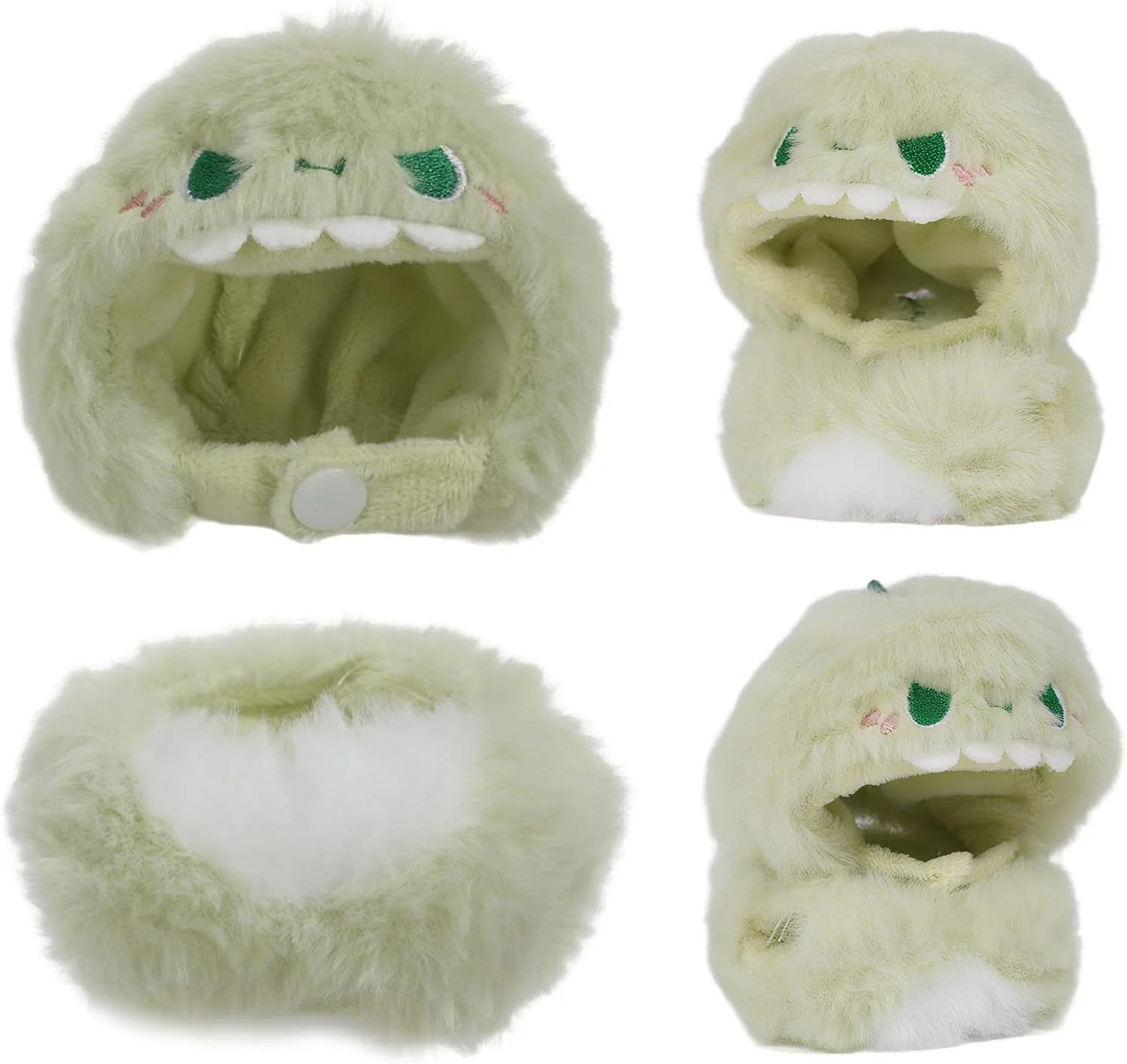 لباس دایناسور سبز بامزه 17 سانتیمتری برای عروسک جاکلیدی پسرانه Labubu، لوازم جانبی حیوانی طراح اصلی برای Labubu لباس دایناسور سبز بامزه 17 سانتیمتری برای عروسک جاکلیدی پسرانه Labubu، لوازم جانبی حیوانی طراح اصلی برای Labubu