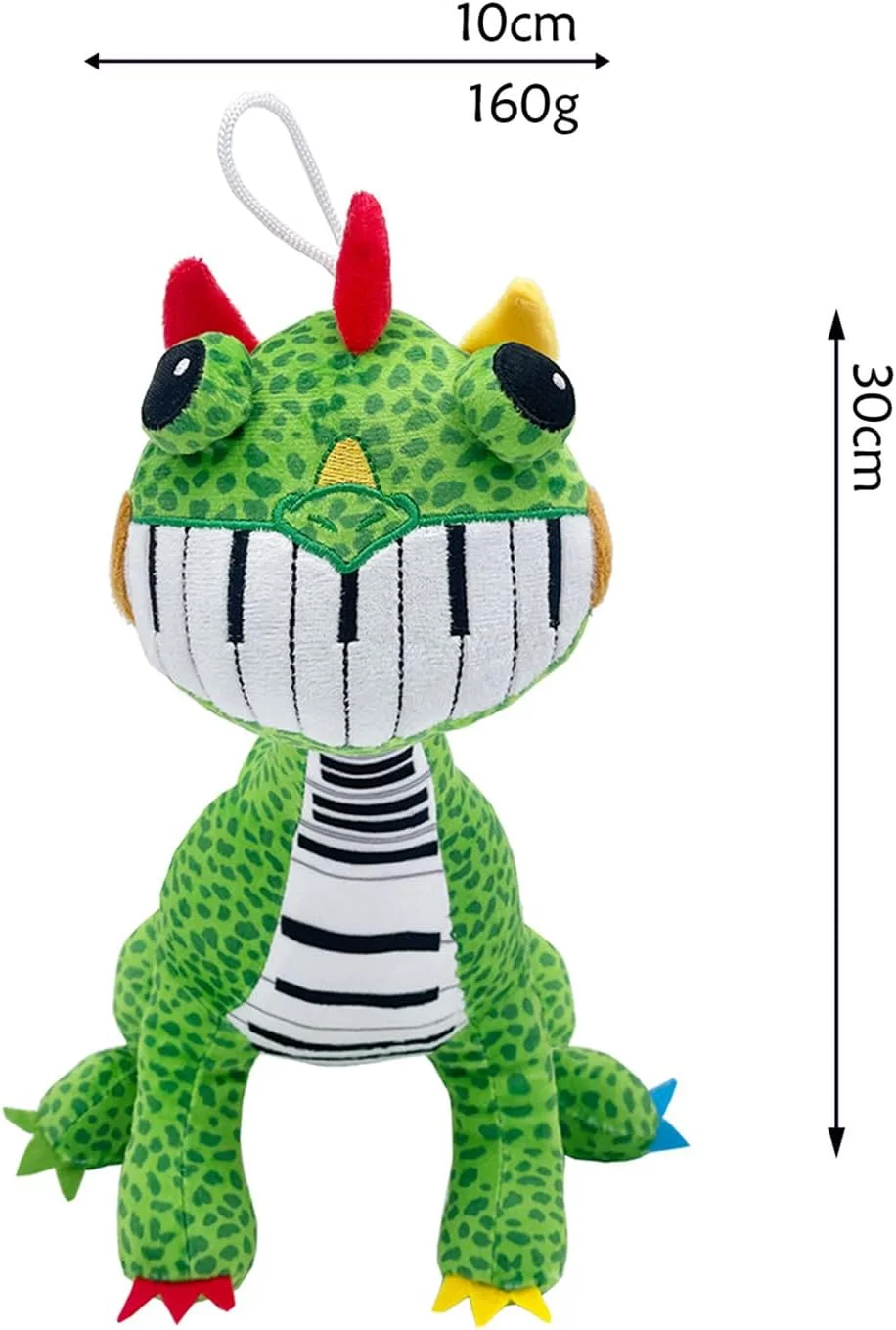 عروسک شخصیت های خندان فصل 4، حیوان نرم 30 سانتی متری برای طرفداران بازی (5 سال به بالا)، عروسک زیبا با الهام از بازی، هدیه کلکسیونی برای طرفداران (پیانوساروس)