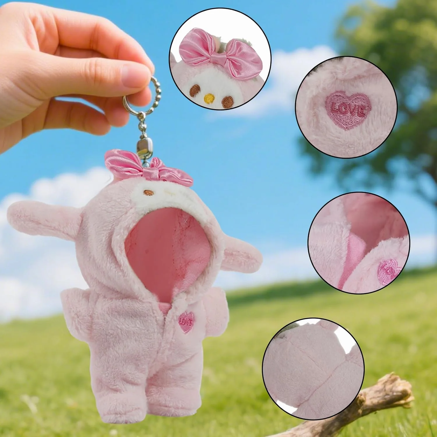 لباس دایناسور سبز بامزه 17 سانتیمتری برای عروسک جاکلیدی پسرانه Labubu، لوازم جانبی حیوانی طراح اصلی برای Labubu لباس دایناسور سبز بامزه 17 سانتیمتری برای عروسک جاکلیدی پسرانه Labubu، لوازم جانبی حیوانی طراح اصلی برای Labubu