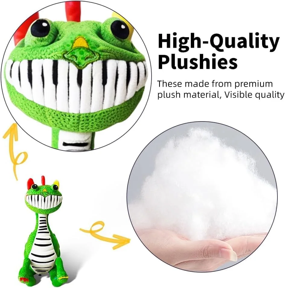 عروسک شخصیت های خندان فصل 4، حیوان نرم 30 سانتی متری برای طرفداران بازی (5 سال به بالا)، عروسک زیبا با الهام از بازی، هدیه کلکسیونی برای طرفداران (پیانوساروس)