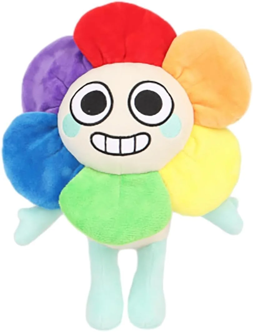 عروسک پولیشی بازی ترسناک، عروسک حیوانات پولیشی پنبه ای نرم کارتونی، گل پولیشی دنیای دندی، دکور خانه برای طرفداران بازی