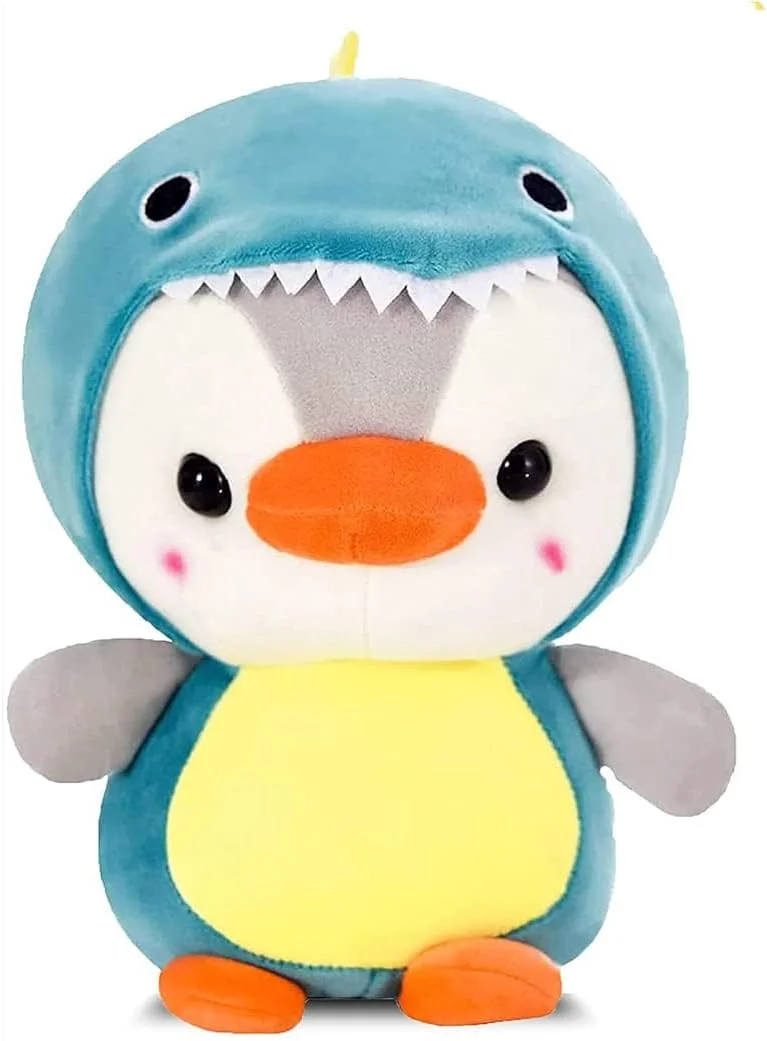 عروسک پولیشی پنگوئن دایناسور KASTWAVE، اسباب بازی بالشتی پنگوئن کارتونی 25 سانتی متری، هدیه تولد دخترانه