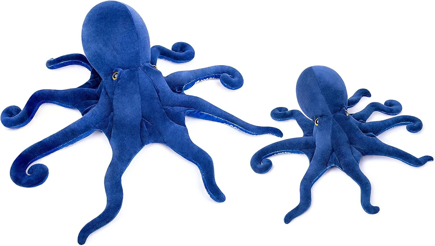 عروسک اختاپوس لیلیزژوماکس، 45 سانتی‌متر، عروسک حیوانات دریایی نرم، حیوانات وحشی، آبی