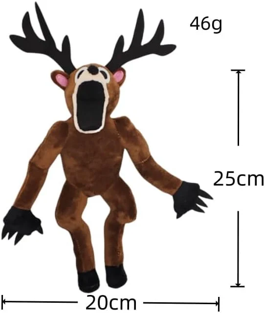 عروسک هیولای گوزن جنگلی 99 شب – عروسک حیوانی شخصیت ها برای کلکسیونرها و هدیه برای طرفداران بازی های ویدیویی (C)