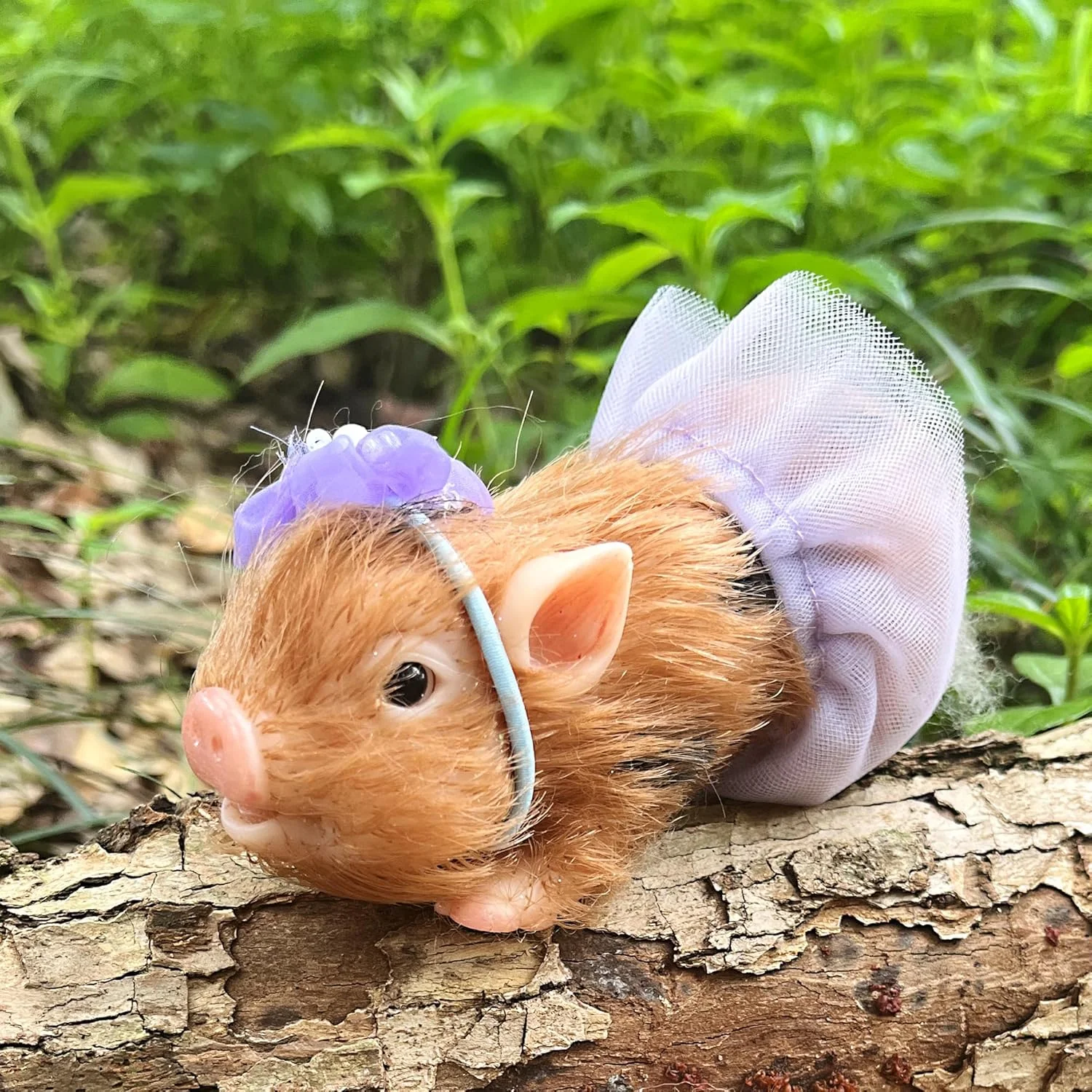 عروسک خوک نوزاد OtardDolls، 13 سانتی متری تمام سیلیکونی، مینی حیوانات سیلیکونی، عروسک های خوک نوزاد بامزه و واقعی با لوازم جانبی اسباب بازی