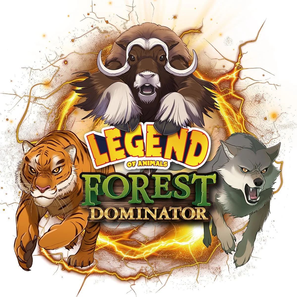 اسباب بازی حیوانات جنگل افسانه ای #sbabam، بسته 4 عددی، بازی های کودکانه از کیوسک، عروسک های نرم پاندا، ببر و دیگران با جلوه های ویژه