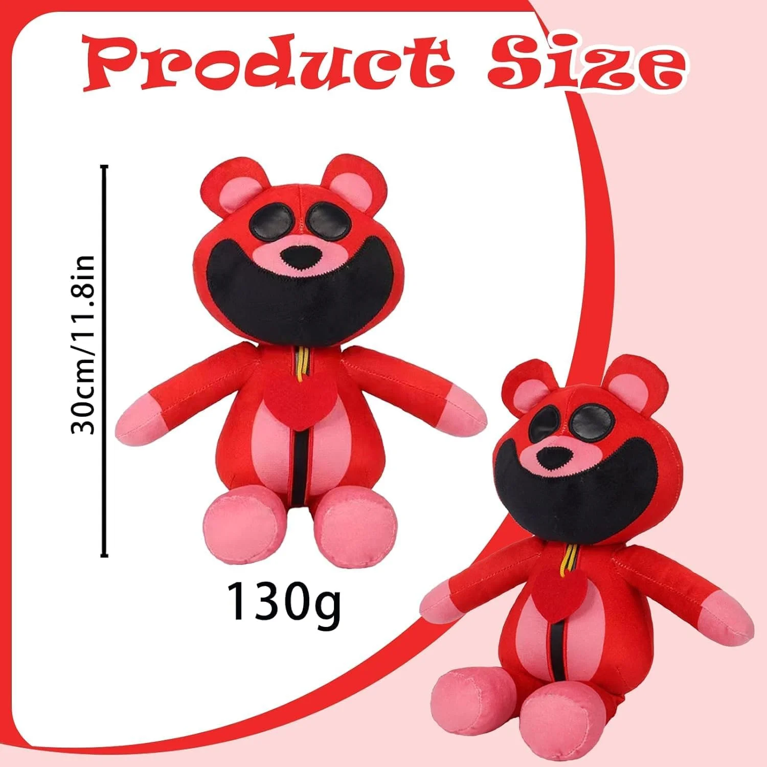 عروسک موجودات خندان - عروسک بامزه نیپ گربه، سگ روز حیوانی 30 سانتی متری برای طرفداران بازی، هیولای بازی کارتونی برای بزرگسالان، هدیه تولد ایده آل (قرمز) عروسک موجودات خندان - عروسک بامزه نیپ گربه، سگ روز حیوانی 30 سانتی متری برای طرفداران بازی، هیولای بازی کارتونی برای بزرگسالان، هدیه تولد ایده آل (قرمز)