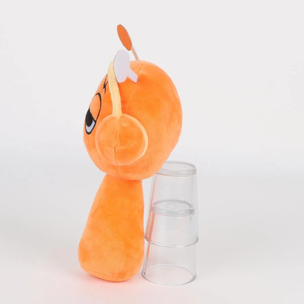 عروسک اسپرانکی | عروسک حیوانی اسپرانکی بازی موزیکال ترسناک | عروسک نرم و بالش | دکور خانه برای طرفداران (نارنجی)