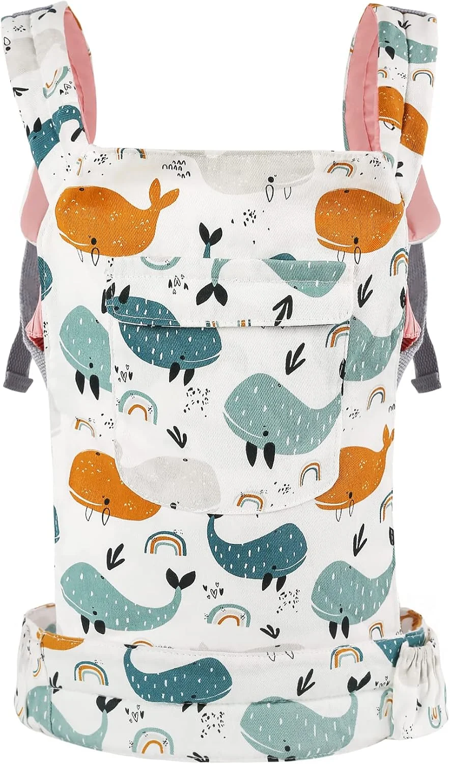 آغوشی عروسک ولنس برای کودکان، پشتی قابل تنظیم، آغوشی حیوانات عروسکی برای عروسک های بین 35 تا 63.5 سانتی متر